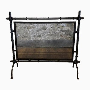 Vintage Fire Screen in Wrought Iron