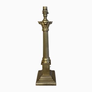 Corinthian Column Table Lamp in Brass by Laura Ashley