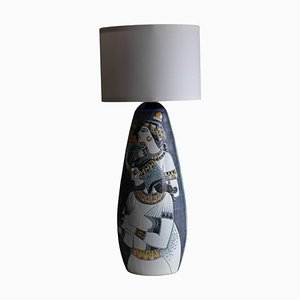 Oryx Floor Lamp by Marian Zawadzki for Tilgmans Ceramics, Sweden, 1963