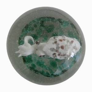 Pisapapeles de calamar de cristal de Murano, años 50