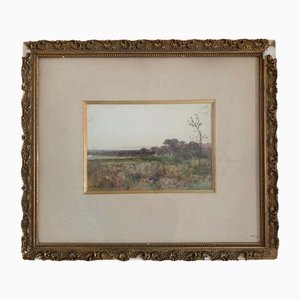Louis Alphonse Combe-Velluet, France, 1800s, Watercolor on Paper, Framed