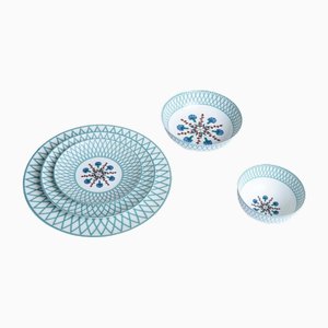 Small Volutes Limoges Porcelain Bowl from Maison Manoï