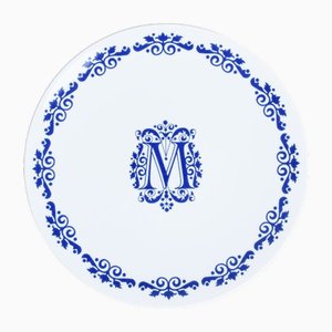 Assiette à Dessert Ornements en Porcelaine de Limoges de Maison Manoï