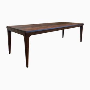 Large Danish Coffee Table in Rosewood attributed to Johannes Andersen, 1960s
