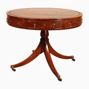 19th Century Drum Table in Mahogany