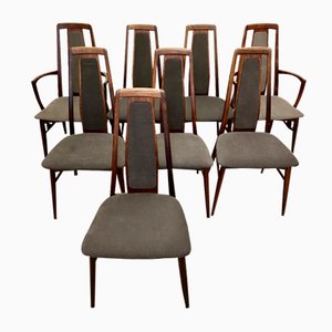 Eva Dining Chairs by Niels Koefoed, 1960s, Set of 8