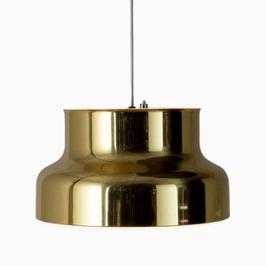 Brass Bumling Pendant Light by Anders Pehrson for Ateljé Lyktan, Sweden, 1960s