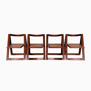 Trieste Chairs in Vienna Braid by Jacober & Daniello for Bazzani, 1960s, Set of 4