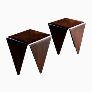 Petalas Side Tables by L' Atelier, 1970, Set of 2