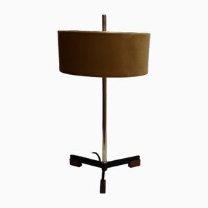 Vintage Table Lamp in Black Iron, 1960s