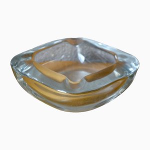 Cenicero vintage de cristal de Murano