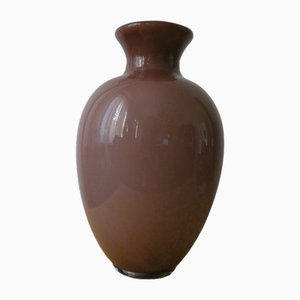 Italienische Vase aus Muranoglas von Flavio Poli, 1930er