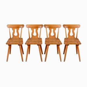 Folk Chairs in Wood, Set of 5