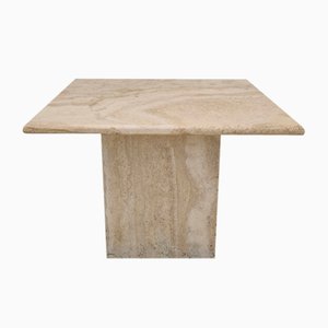 Table Basse en Travertin, Italie, 1980s