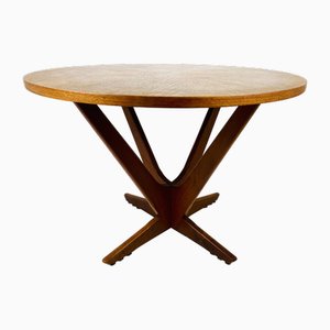 Danish Coffee Table in Teak by Holger Georg Jensen for Kubus