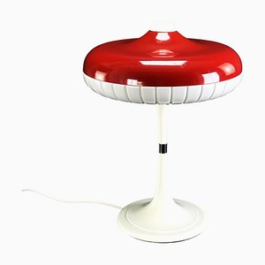 Vintage Red Siform Desk Lamp from Siemens, 1960s