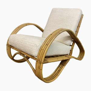 Lounge Chair in Rattan and Bamboo from Rohé Noordwolde, 1950s