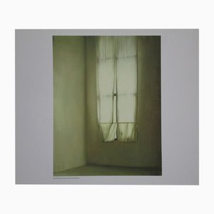 Per Gernhardt, Kleines Fenster mit Vorhang, 2013, Kunstdruck