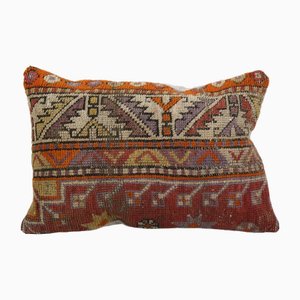 Lumbar Rug Cushion Cover in Faded Brick Red, 2010s