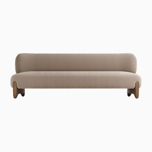 Modern Tobo Sofa in Fabric and Oak by Collector Studio