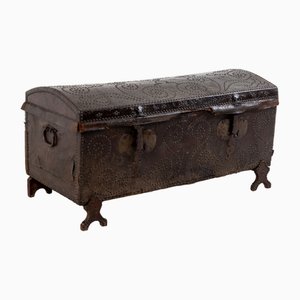 Chest with Leather Cover, 18th Century