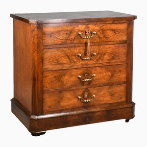 Antique French Louis Philippe Style Walnut Commode, 1890s