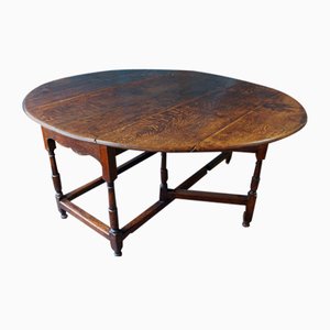 Large 18th Century Oak Gateleg Table