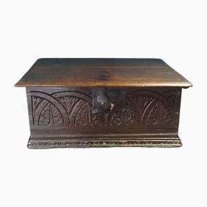 Early 17th Century Oak Bible Box