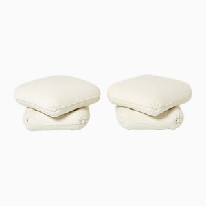 Set of Boucle Ottomans by Jacques Charpentier from Maison Jansen, 1970s