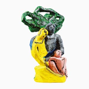 Sandro Chia, Figure con Albero, 1994, Sculpture in Ceramic