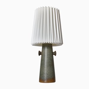 Moderne skandinavische Steingut Stehlampe Palshus & Le Klint zugeschrieben, Dänemark, 1950er