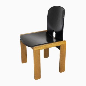 Mod. 121 Stuhl in Schwarz von Tobia & Afra Scarpa für Cassina, 1970er