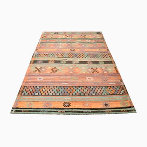 Turkish Ethnic Wool Kilim Rug