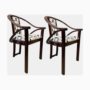 Art Deco Style Euphoria Cubist Dining Chairs from Misia Paris, 1970s, France, Set of 2