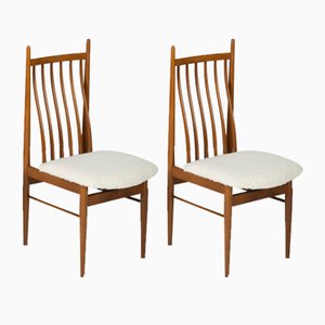 Scandinavian Teak and Loop Chairs, 1960s, Set of 2