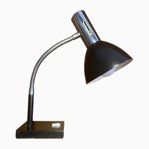 Tischlampe Schwanenhalslampe aus Chrom & Aluminium von Prova für Conran, 1973