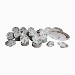 Porcelain Table Service from Maison Pouyat Limoges, Set of 57