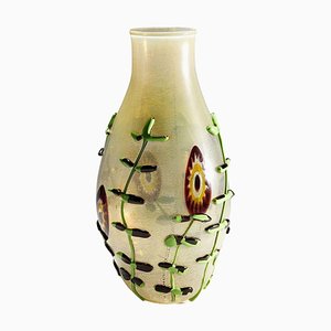 Large Art Glass Vase attributed to Licio Zanetti, Murano, 1970s