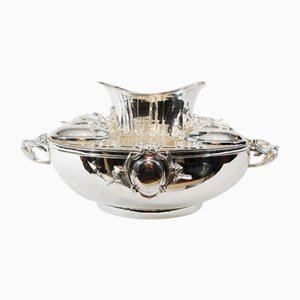 Russian Silver-Plated Caviar Server Bowl