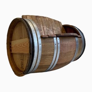 Wine Barrel or Shoe Chest in Wood