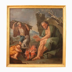 Pietro Bardellino, Allegory of Winter, 1790, Oil on Canvas, Framed