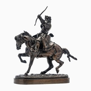 Evgeniy Lanceray, The Archer, 1880, Bronze
