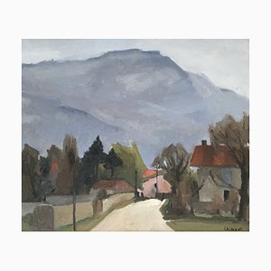 Georges Henri Chapot, Chemin de Campagne, Oil on Canvas