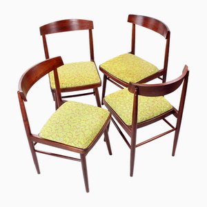 Dining Chairs in Oak from Ton, Former Czechoslovakia, 1960s, Set of 4