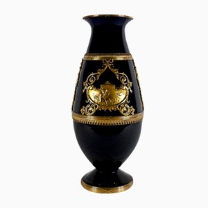 Keramikvase aus Vergoldeter Bronze, 1890er