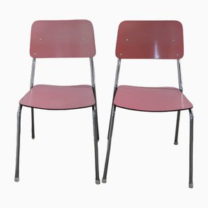 Vintage Chairs in Formica, 1970, Set of 2