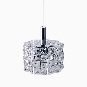 Vintage Geometric Crystal Prism Chandelier from Kinkeldey