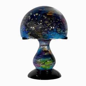 Lacquered Glass Table Lamp, J.N. Bouillet, 1970s