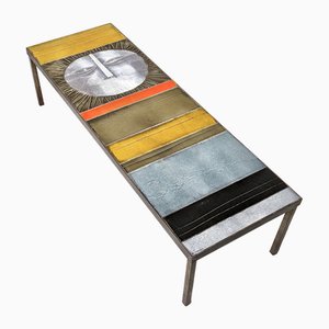 Ceramic Soleil Coffee Table by Roger Capron