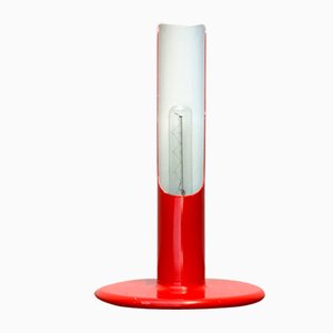 Mid-Century German Red Prix Table Lamp by Ingo Maurer for M Design, 1960s
